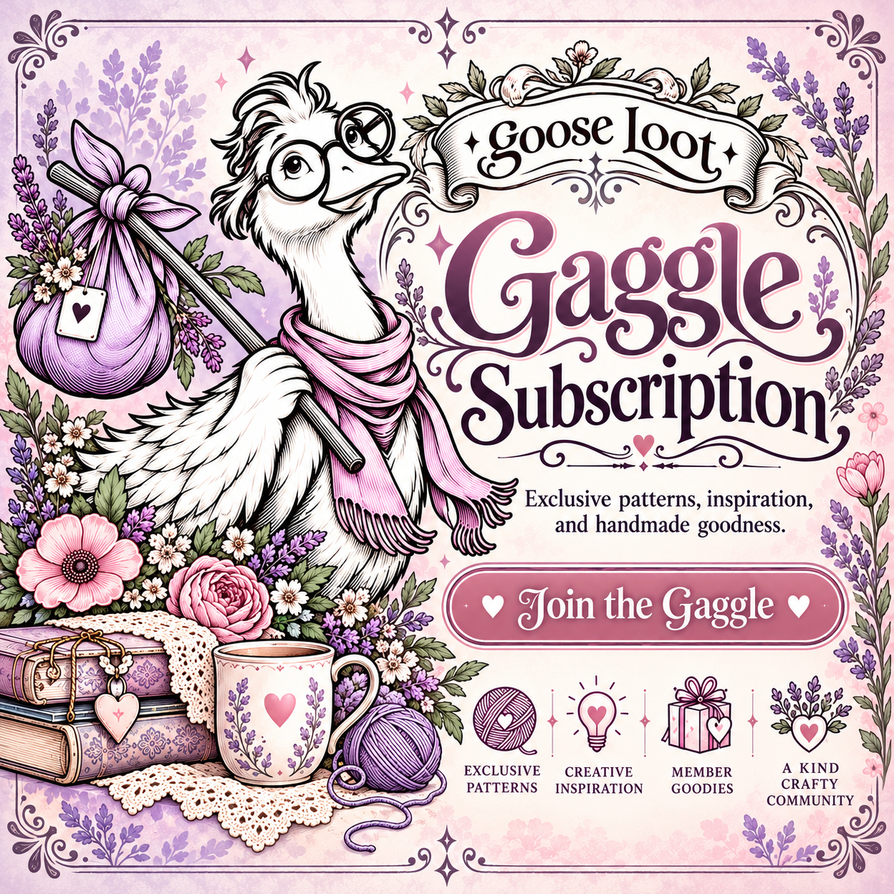 gaggle subscription image join the gaggle at gooseloot.com